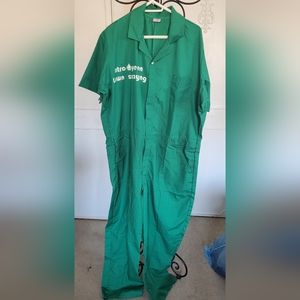 Vintage Nitro Green Lawn Spraying Jumpsuit
